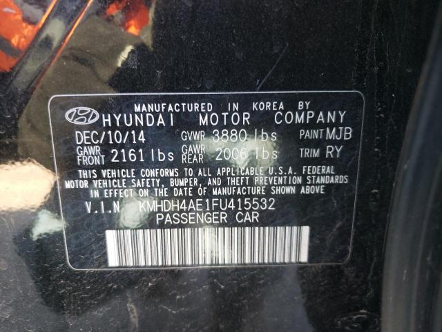 Photo 11 VIN: KMHDH4AE1FU415532 - HYUNDAI ELANTRA SE 