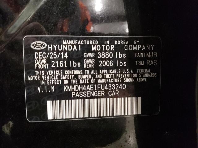 Photo 12 VIN: KMHDH4AE1FU433240 - HYUNDAI ELANTRA SE 