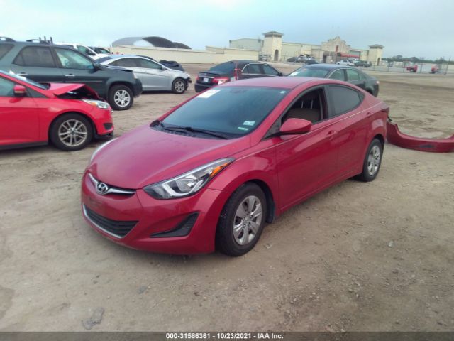 Photo 1 VIN: KMHDH4AE1GU478213 - HYUNDAI ELANTRA 