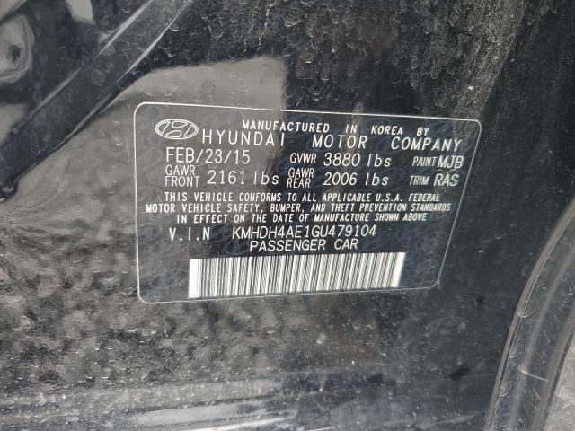 Photo 11 VIN: KMHDH4AE1GU479104 - HYUNDAI ELANTRA SE 