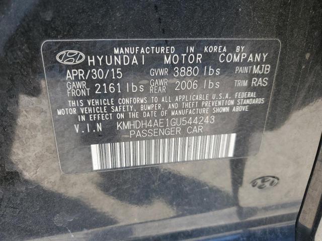 Photo 12 VIN: KMHDH4AE1GU544243 - HYUNDAI ELANTRA SE 