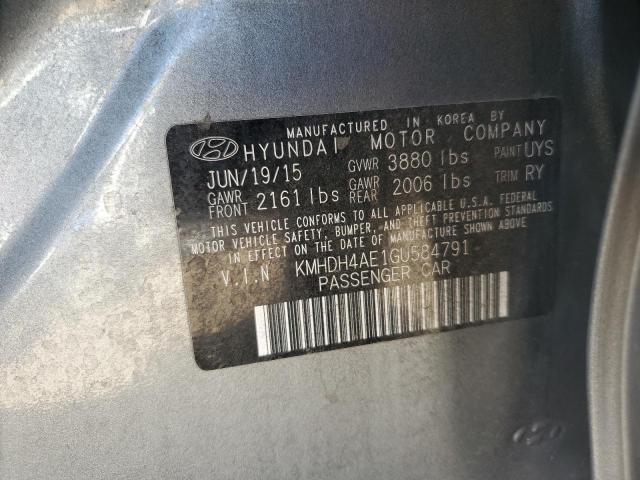 Photo 11 VIN: KMHDH4AE1GU584791 - HYUNDAI ELANTRA SE 