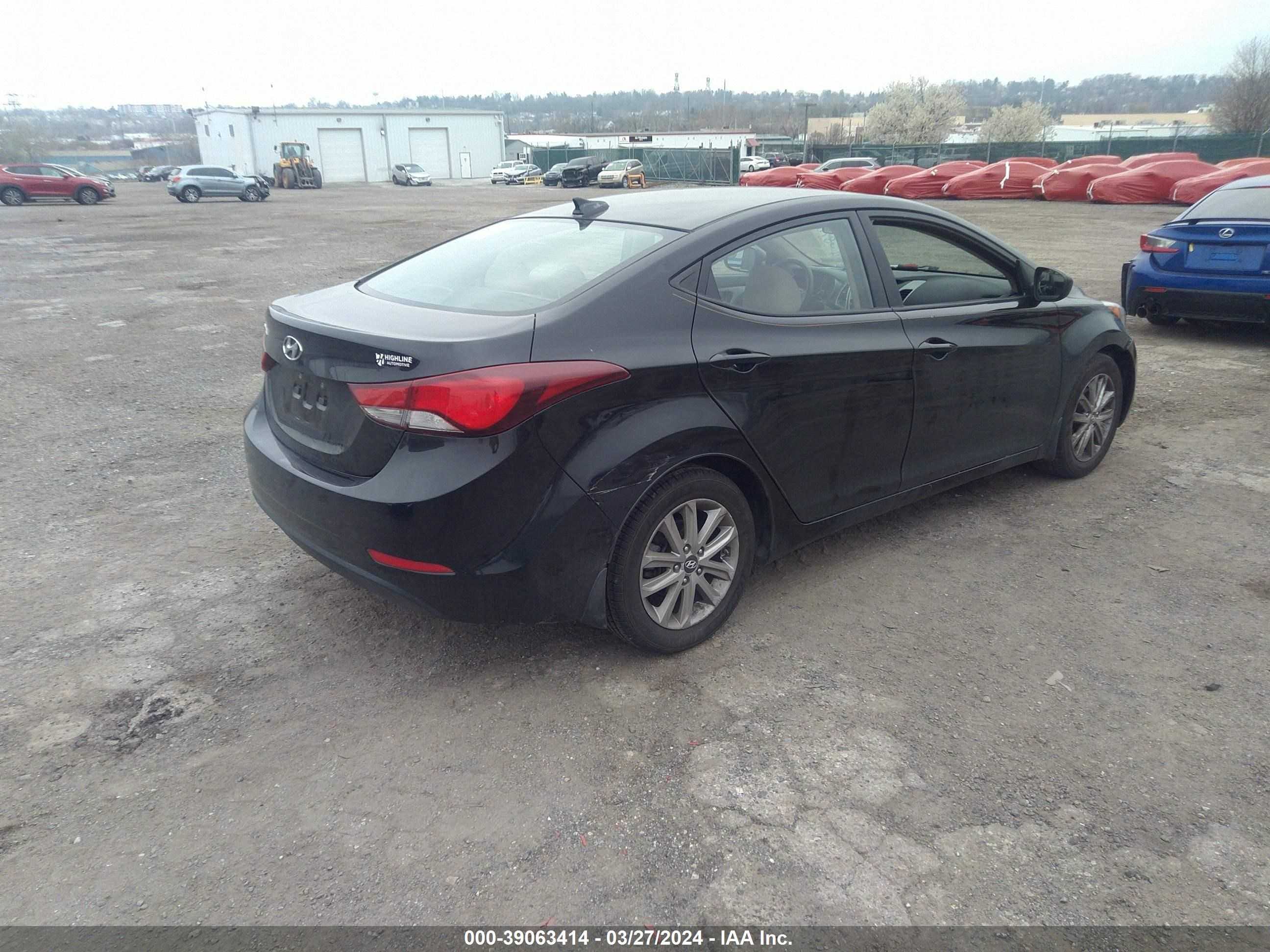 Photo 3 VIN: KMHDH4AE1GU588520 - HYUNDAI ELANTRA 