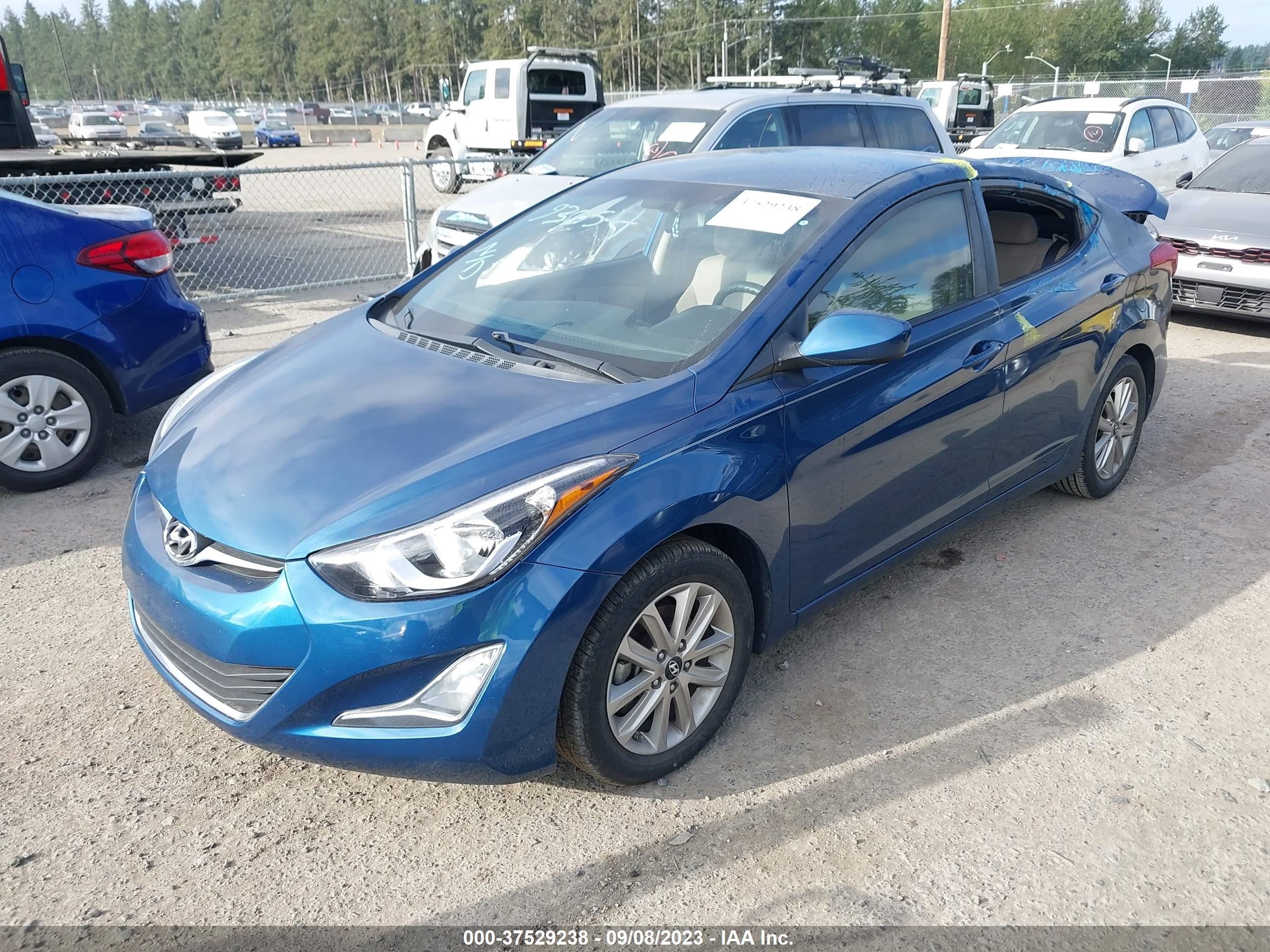 Photo 1 VIN: KMHDH4AE1GU619104 - HYUNDAI ELANTRA 