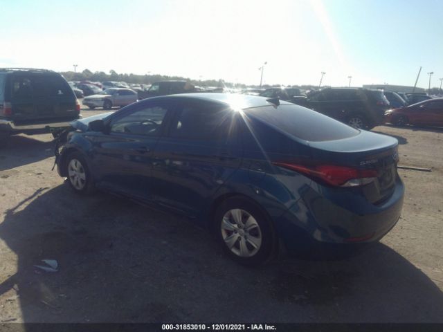 Photo 2 VIN: KMHDH4AE1GU619443 - HYUNDAI ELANTRA 