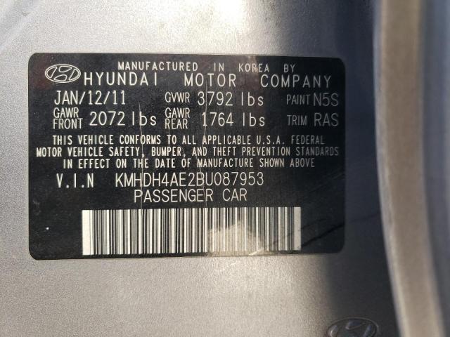 Photo 11 VIN: KMHDH4AE2BU087953 - HYUNDAI ELANTRA 