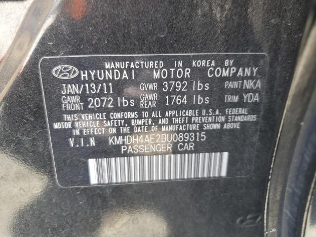 Photo 11 VIN: KMHDH4AE2BU089315 - HYUNDAI ELANTRA GL 