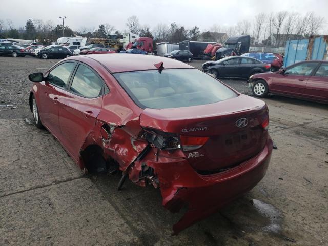 Photo 2 VIN: KMHDH4AE2BU106758 - HYUNDAI ELANTRA GL 