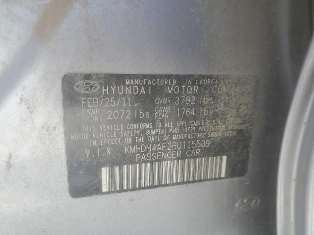 Photo 11 VIN: KMHDH4AE2BU115539 - HYUNDAI ELANTRA GL 