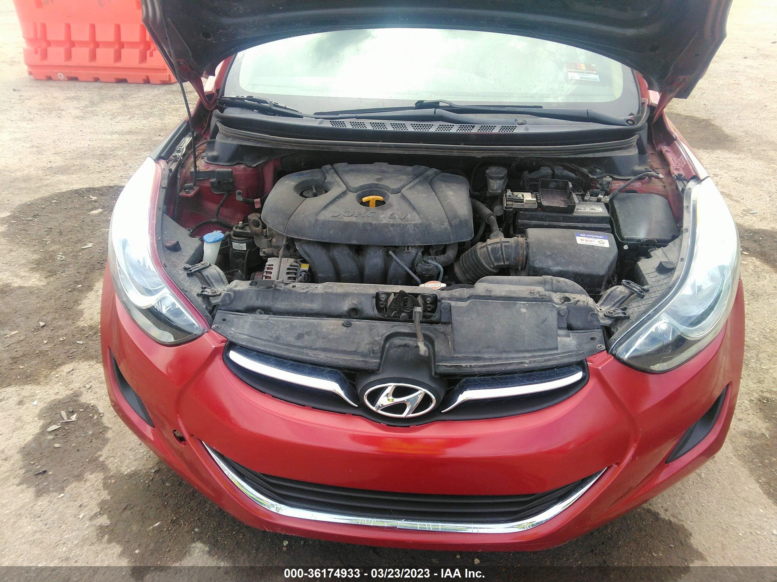 Photo 9 VIN: KMHDH4AE2BU116223 - HYUNDAI ELANTRA 