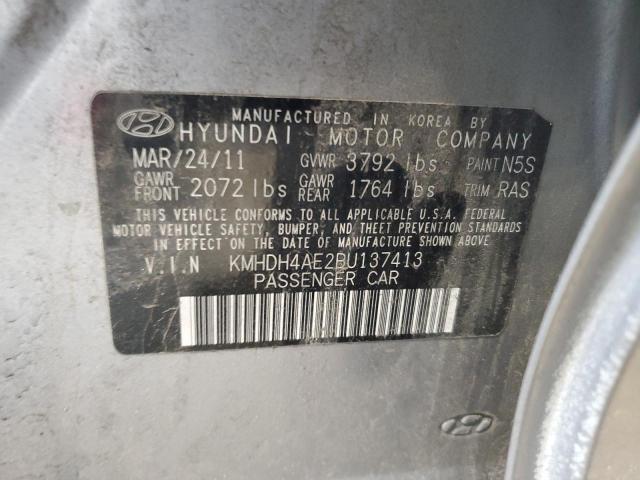 Photo 11 VIN: KMHDH4AE2BU137413 - HYUNDAI ELANTRA 