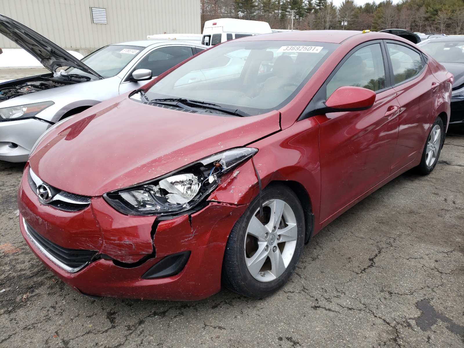 Photo 1 VIN: KMHDH4AE2BU139159 - HYUNDAI ELANTRA GL 