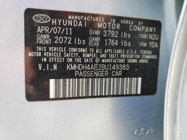 Photo 11 VIN: KMHDH4AE2BU149383 - HYUNDAI ELANTRA 