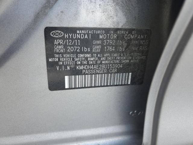 Photo 12 VIN: KMHDH4AE2BU153904 - HYUNDAI ELANTRA 