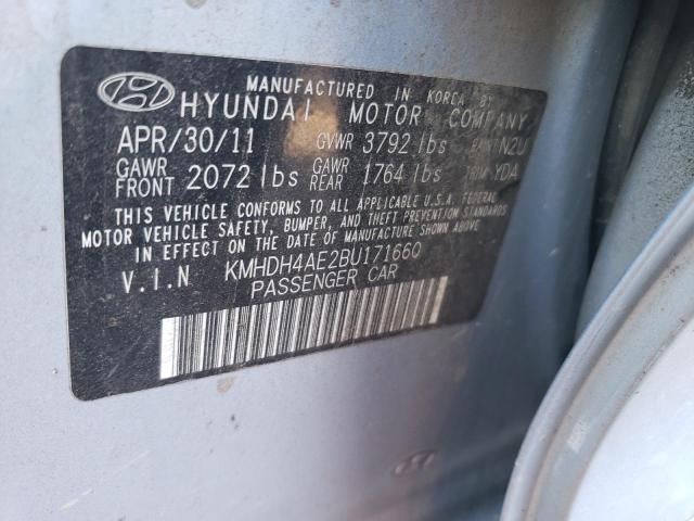 Photo 12 VIN: KMHDH4AE2BU171660 - HYUNDAI ELANTRA 