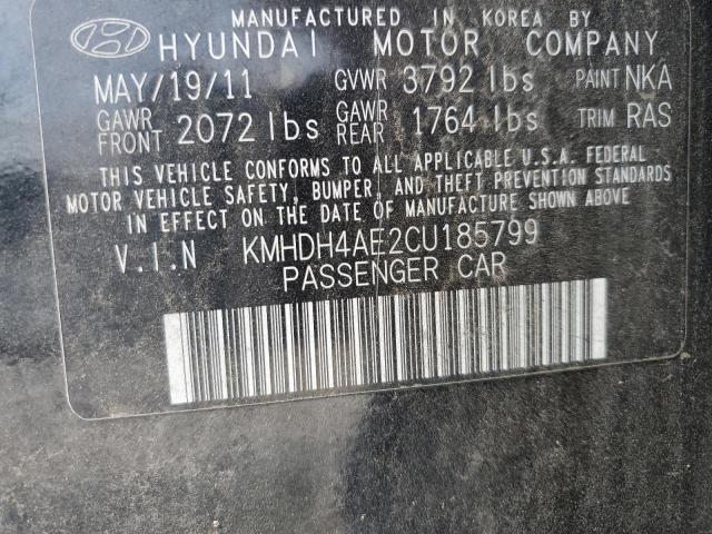 Photo 11 VIN: KMHDH4AE2CU185799 - HYUNDAI ELANTRA 