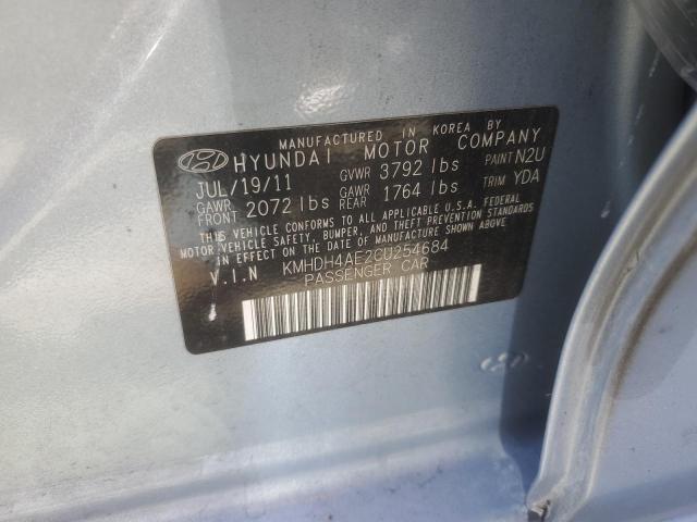 Photo 12 VIN: KMHDH4AE2CU254684 - HYUNDAI ELANTRA 