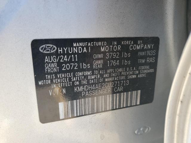 Photo 9 VIN: KMHDH4AE2CU271713 - HYUNDAI ELANTRA GL 