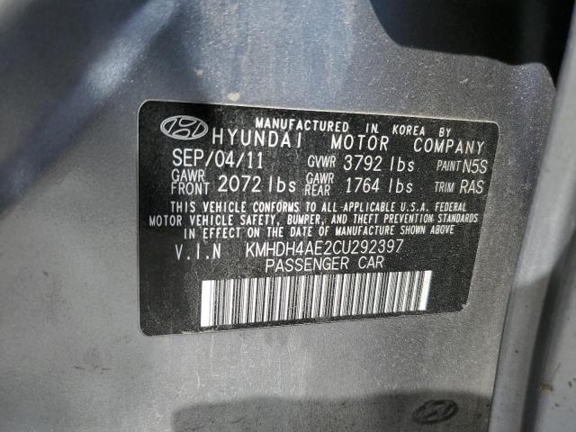 Photo 11 VIN: KMHDH4AE2CU292397 - HYUNDAI ELANTRA 