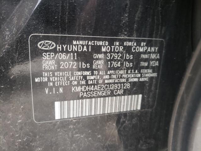 Photo 9 VIN: KMHDH4AE2CU293128 - HYUNDAI ELANTRA GL 