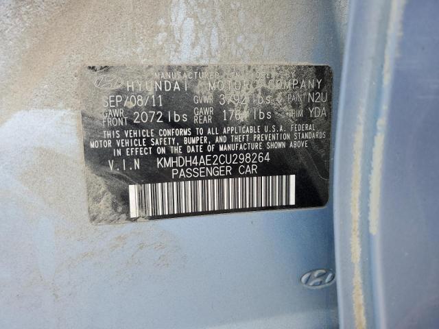 Photo 11 VIN: KMHDH4AE2CU298264 - HYUNDAI ELANTRA GL 