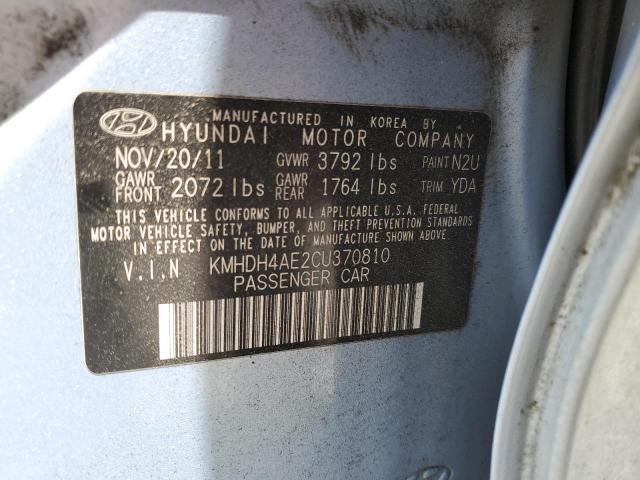 Photo 11 VIN: KMHDH4AE2CU370810 - HYUNDAI ELANTRA 