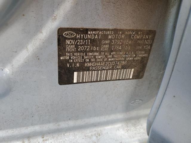 Photo 11 VIN: KMHDH4AE2CU374288 - HYUNDAI ELANTRA 