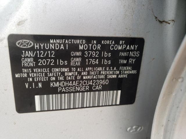 Photo 11 VIN: KMHDH4AE2CU423960 - HYUNDAI ELANTRA GL 