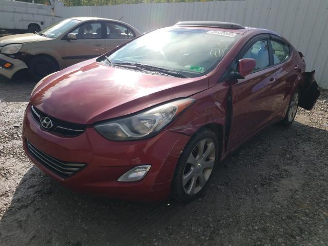 Photo 1 VIN: KMHDH4AE2CU450382 - HYUNDAI ELANTRA GL 