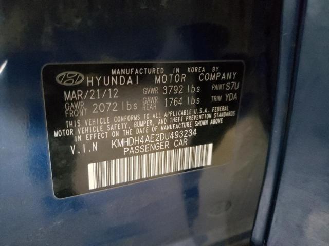 Photo 9 VIN: KMHDH4AE2DU493234 - HYUNDAI ELANTRA GL 