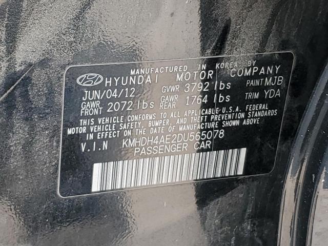 Photo 11 VIN: KMHDH4AE2DU565078 - HYUNDAI ELANTRA GL 