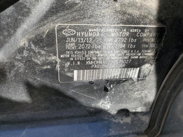 Photo 12 VIN: KMHDH4AE2DU575027 - HYUNDAI ELANTRA 