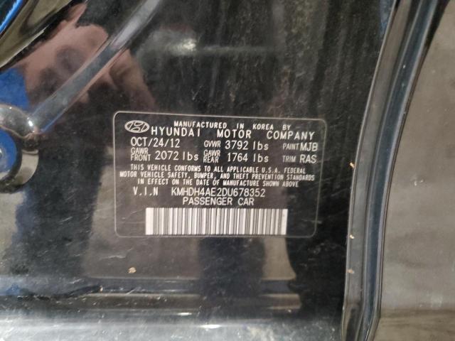 Photo 11 VIN: KMHDH4AE2DU678352 - HYUNDAI ELANTRA 