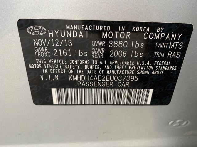 Photo 9 VIN: KMHDH4AE2EU037395 - HYUNDAI ELANTRA SE 