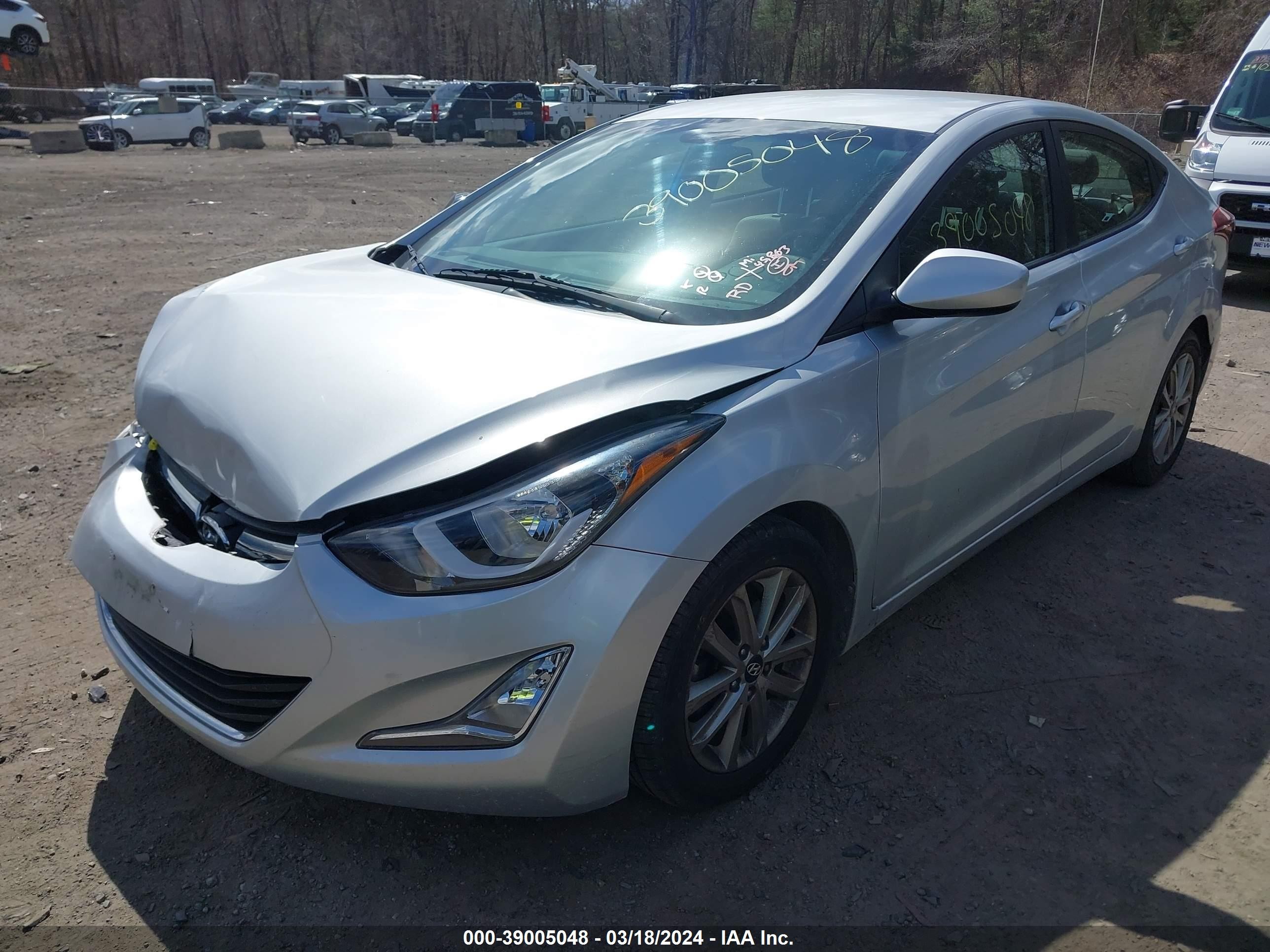 Photo 1 VIN: KMHDH4AE2EU064922 - HYUNDAI ELANTRA 