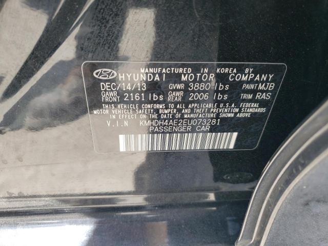 Photo 11 VIN: KMHDH4AE2EU073281 - HYUNDAI ELANTRA SE 