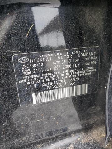 Photo 11 VIN: KMHDH4AE2EU088878 - HYUNDAI ELANTRA SE 