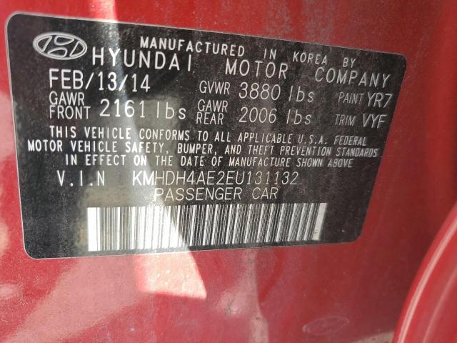 Photo 11 VIN: KMHDH4AE2EU131132 - HYUNDAI ELANTRA SE 