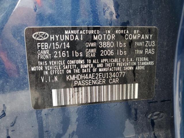 Photo 11 VIN: KMHDH4AE2EU134077 - HYUNDAI ELANTRA SE 