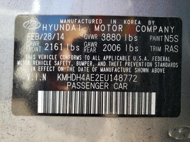 Photo 11 VIN: KMHDH4AE2EU148772 - HYUNDAI ELANTRA SE 