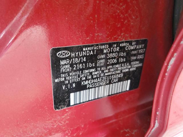 Photo 11 VIN: KMHDH4AE2EU166849 - HYUNDAI ELANTRA SE 