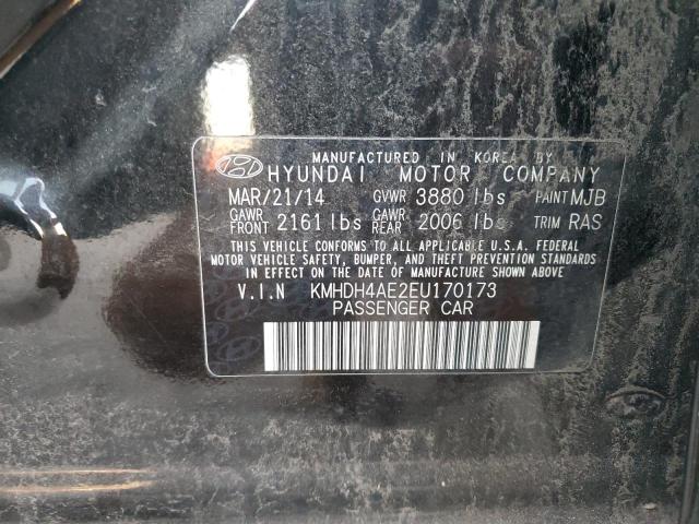 Photo 11 VIN: KMHDH4AE2EU170173 - HYUNDAI ELANTRA 