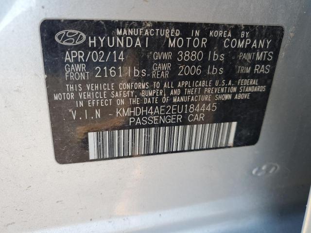 Photo 11 VIN: KMHDH4AE2EU184445 - HYUNDAI ELANTRA SE 