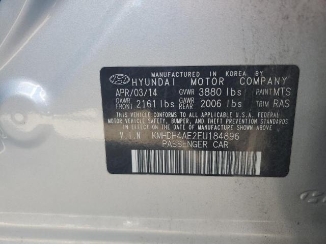 Photo 12 VIN: KMHDH4AE2EU184896 - HYUNDAI ELANTRA SE 