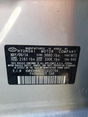 Photo 11 VIN: KMHDH4AE2EU220764 - HYUNDAI ELANTRA 