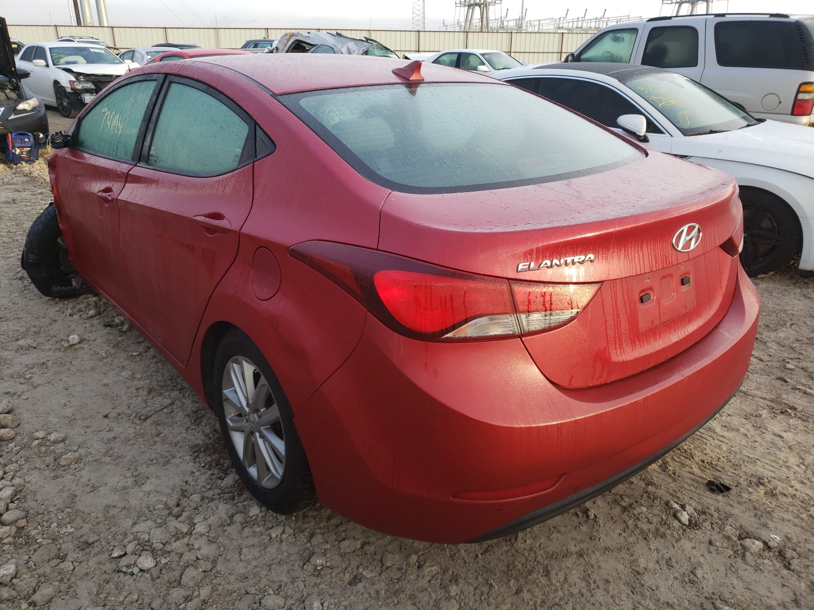 Photo 2 VIN: KMHDH4AE2FU255340 - HYUNDAI ELANTRA SE 