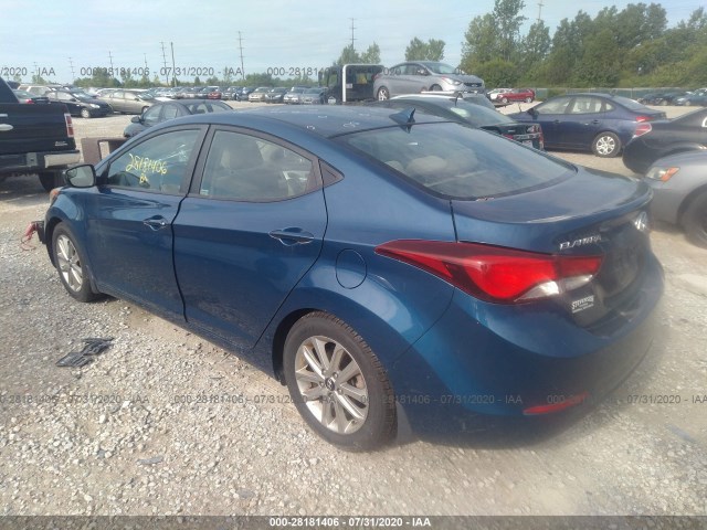 Photo 2 VIN: KMHDH4AE2FU350593 - HYUNDAI ELANTRA 