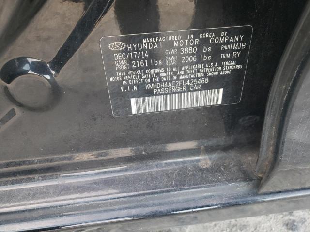 Photo 11 VIN: KMHDH4AE2FU425468 - HYUNDAI ELANTRA 