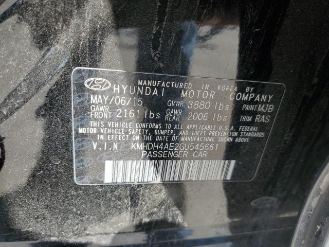 Photo 11 VIN: KMHDH4AE2GU545661 - HYUNDAI ELANTRA SE 