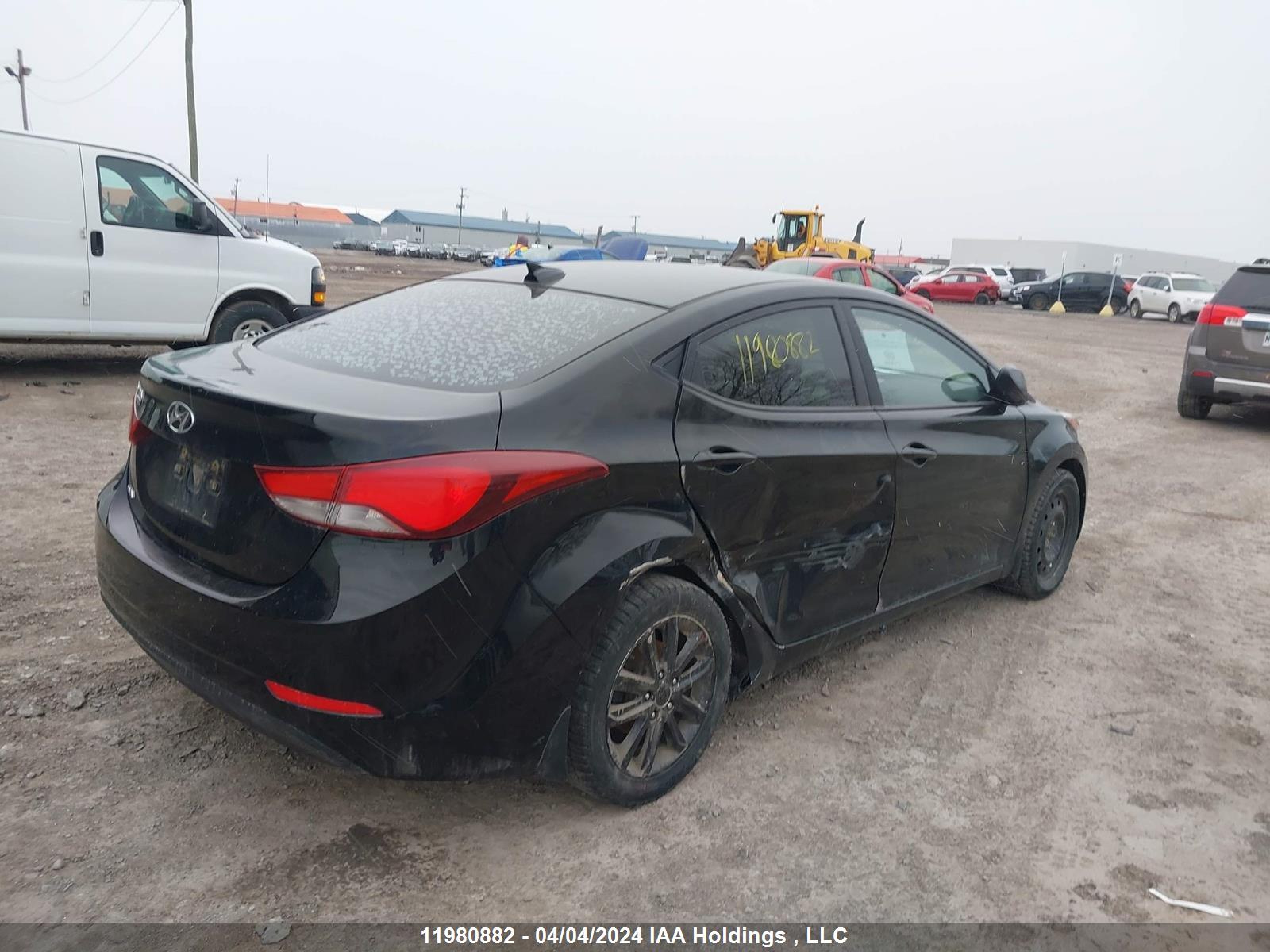 Photo 3 VIN: KMHDH4AE2GU569166 - HYUNDAI ELANTRA 